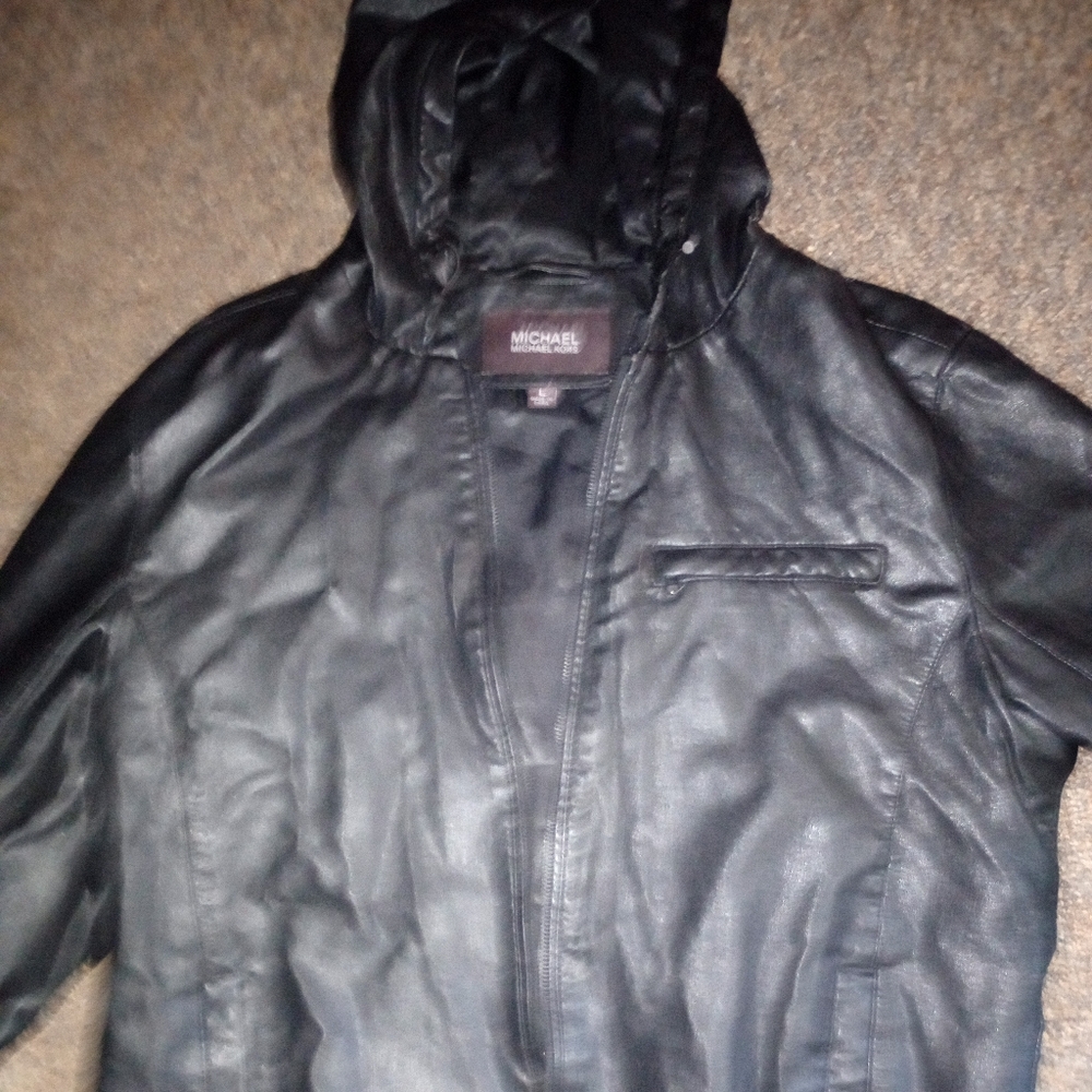 Michael Kors Black Hooded Jacket